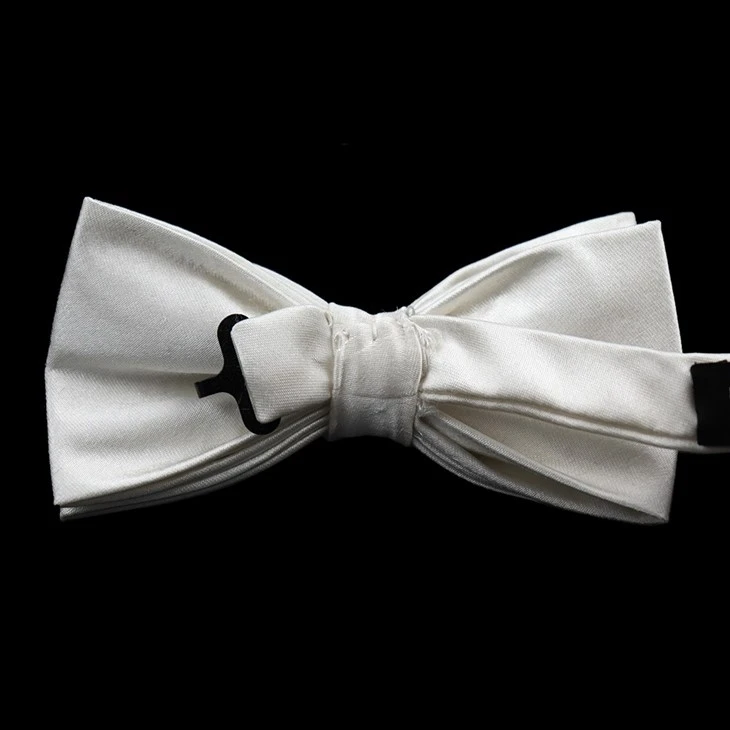 Solid Pink Bow Tie