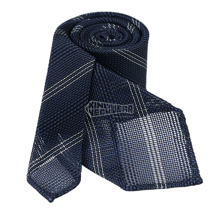 Navy Grenadine Necktie