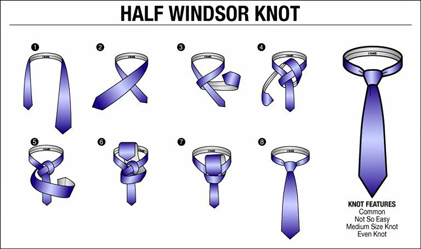 Half Windsor Tie Knot Half Windsor Tie Knot