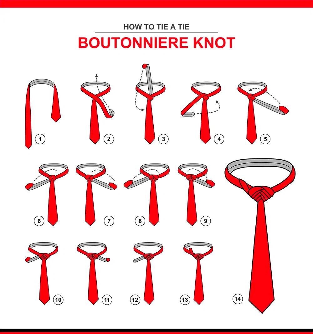 Boutonniere Tie Knot Boutonniere Tie Knot
