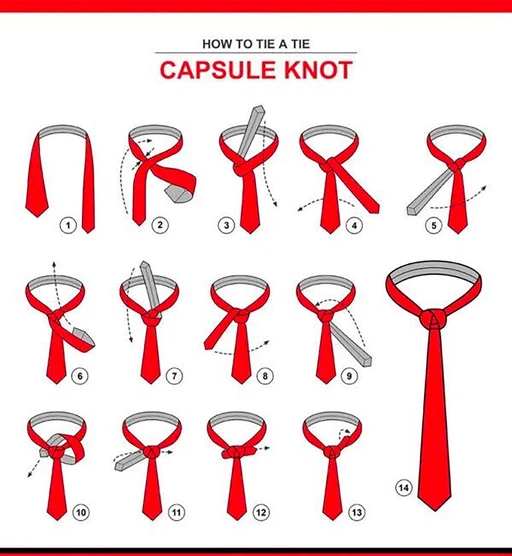 Capsule Tie Knot Capsule Tie Knot
