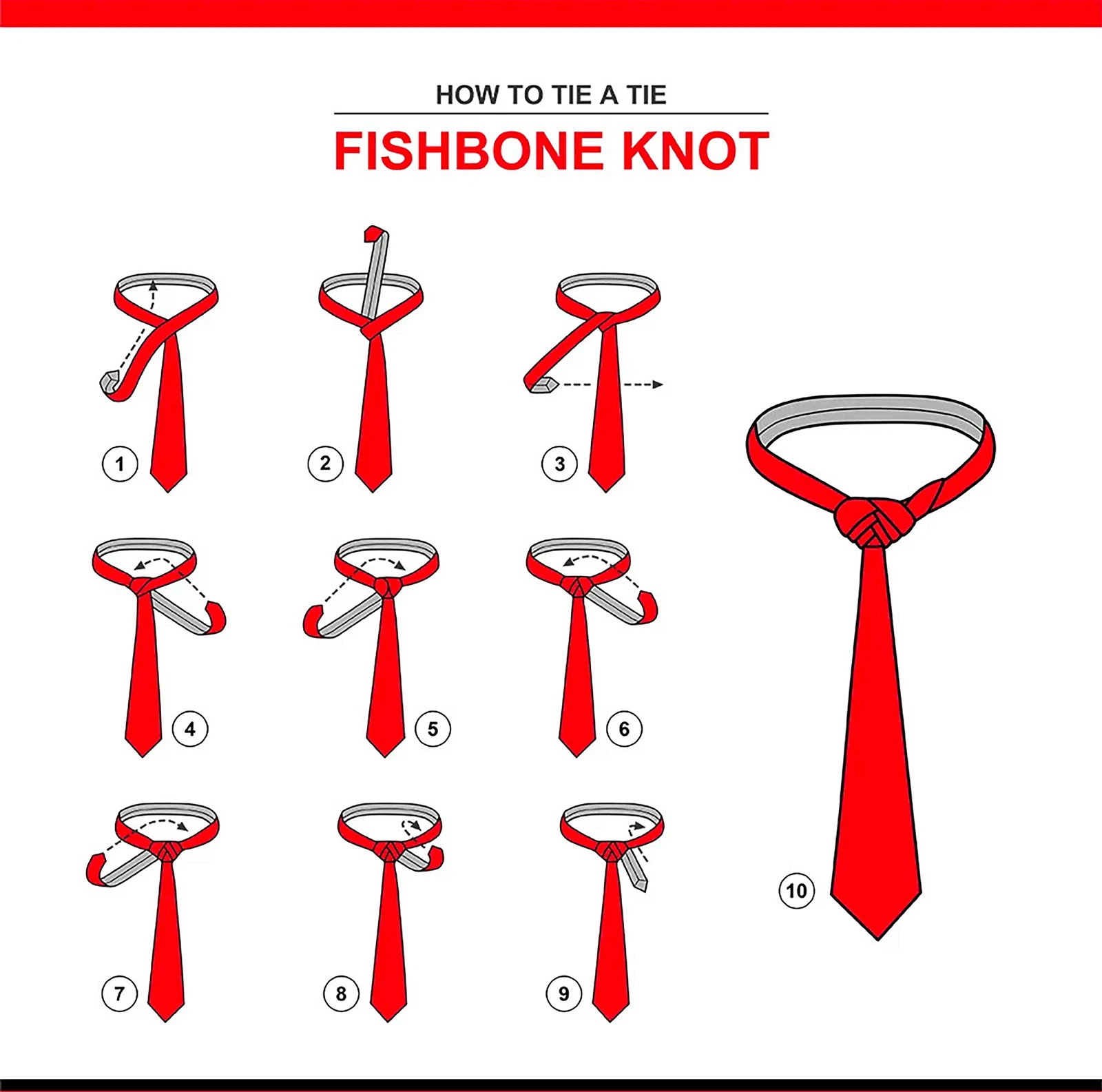 Fishbone Tie Knot Fishbone Tie Knot