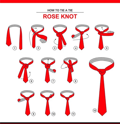 Rose Tie Knot Rose Tie Knot
