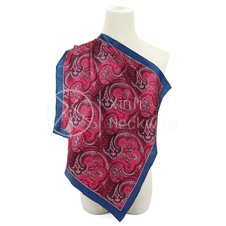 Square Floral Scarf