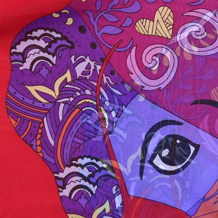 Large Square Cotton Scarf